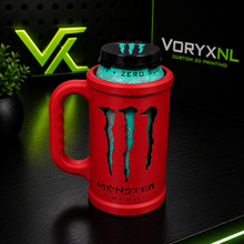 16oz Can Holder Mug | 3D Printed Beverage Holder | Reusable Can Sleeve with Handle | Fits Most 16oz Energy Drink Cans